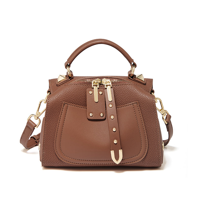 split leather crossbody bag, view 4 - MRSLM