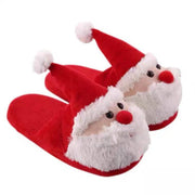 Christmas Santa and elk home slippers, view 2 - MRSLM