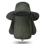 fisherman cap with neck cover, view 5 - MRSLM