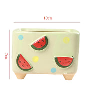 mini square ceramic flower pot, view 11 - MRSLM