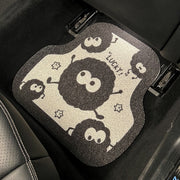 short plush car floor mats, view 3 - MRSLM