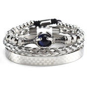 eagle claw tiger eye mesh bracelet, view 4 - MRSLM