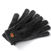 Pure cashmere knitted finger gloves, view 3 - MRSLM