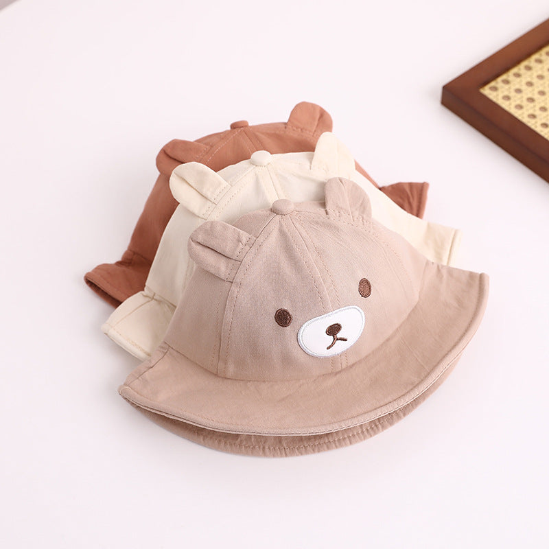 kids bear bucket hat, view 8 - MRSLM