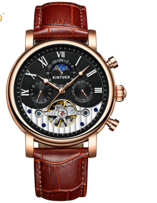 men's automatic hollow watch, view 6 - MRSLM