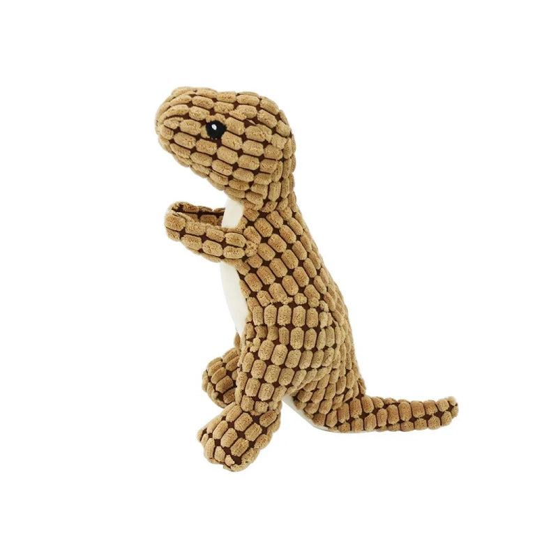 dinosaur plush chew toy for dogs, view 2 - MRSLM