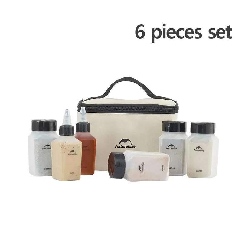portable camping seasoning jar set, view 2 - MRSLM