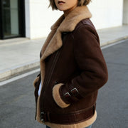 Women's padded winter jacket plus sizes, view 4 - MRSLM