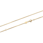 rough cross pattern silver chain necklace, view 4 - MRSLM