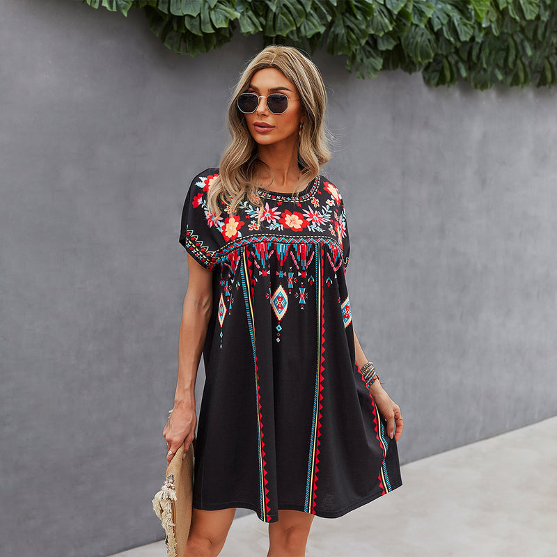 women's loose casual dress, view 2 - MRSLM
