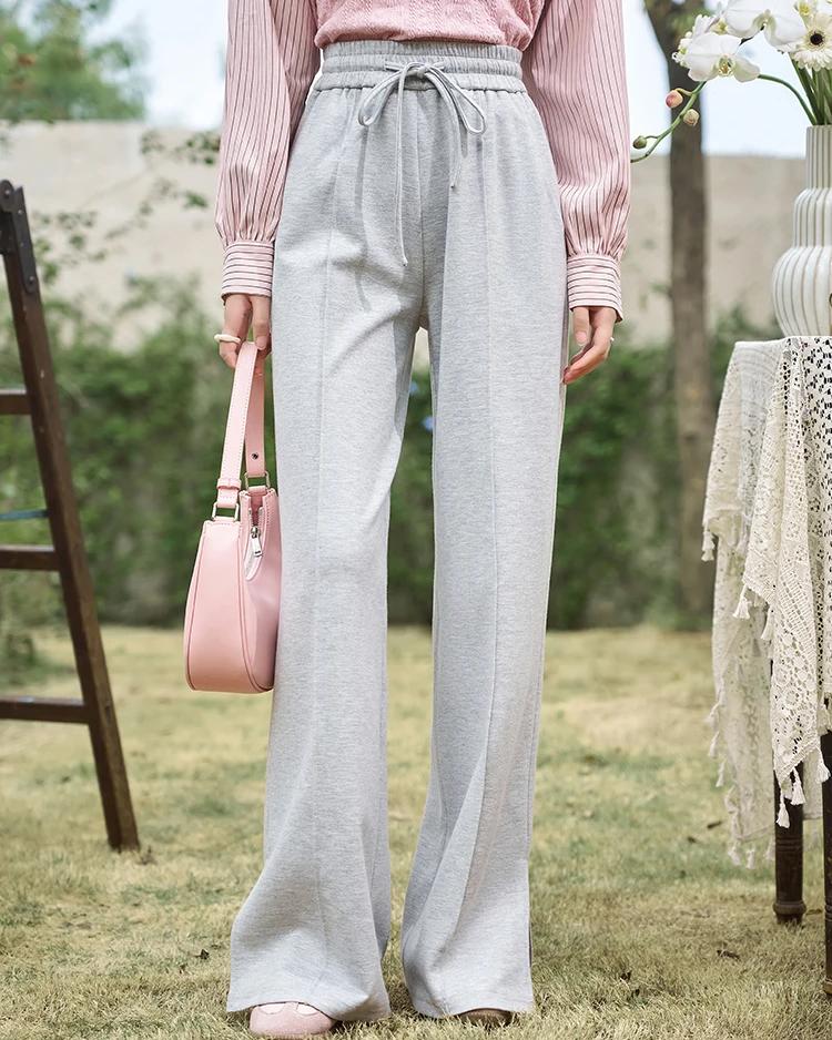 High-waisted wide leg pants, view 3 - MRSLM