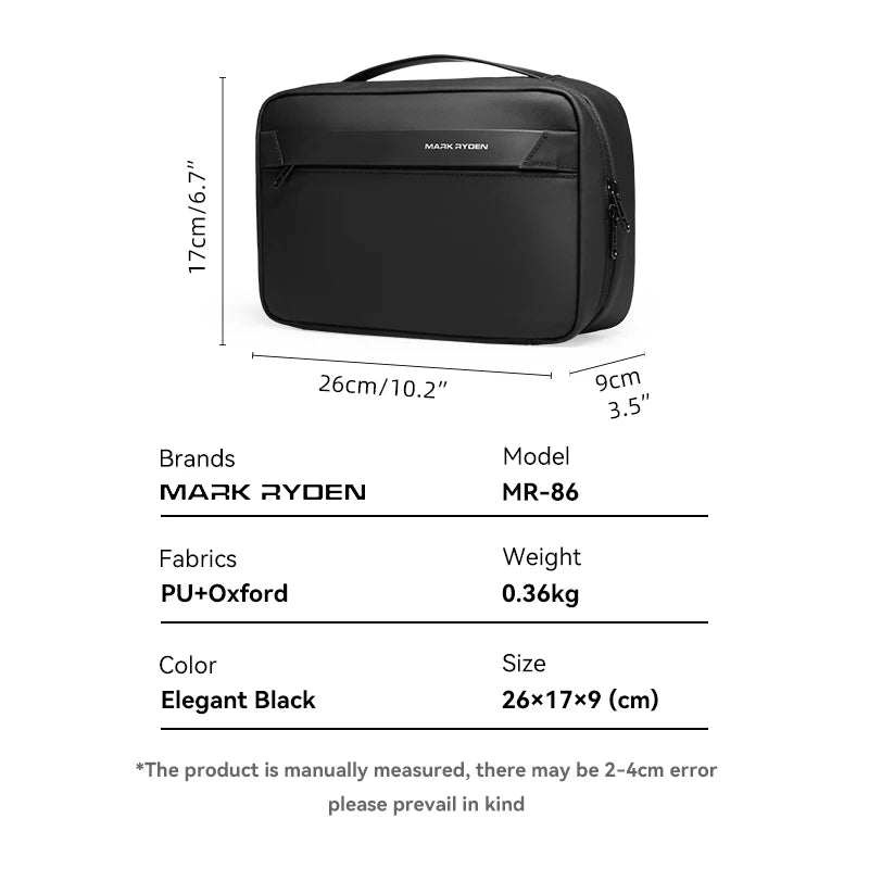 men's travel toiletry bag, view 10 - MRSLM