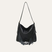 vegan leather tassel shoulder bag - MRSLM