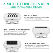 rechargeable 3-in-1 epilator and callus remover, view 4 - MRSLM