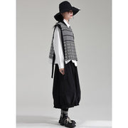 Black knit vintage vest, view 9 - MRSLM