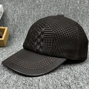 genuine leather baseball cap, view 7 - MRSLM