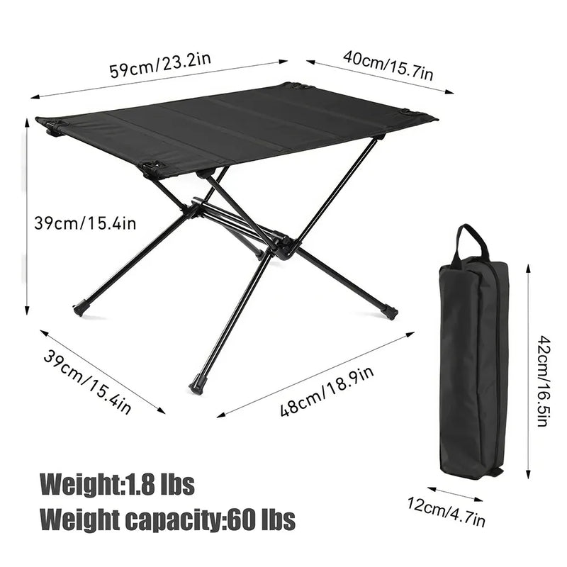 Portable folding camping table, view 10 - MRSLM