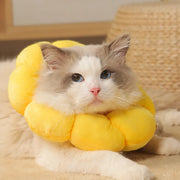 yellow sunflower cat collar, view 2 - MRSLM