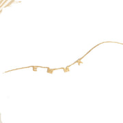 personalized letter name necklace, view 2 - MRSLM