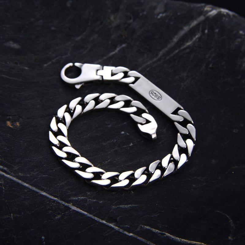 s925 silver retro punk bracelet - MRSLM