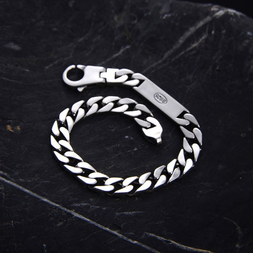 s925 silver retro punk bracelet - MRSLM
