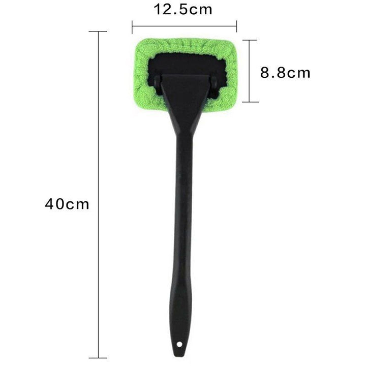 360° Rotating Microfiber Car Window Cleaner Brush Kit