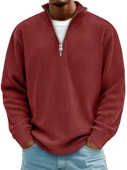 men's corduroy zipper sweatshirt, view 12 - MRSLM
