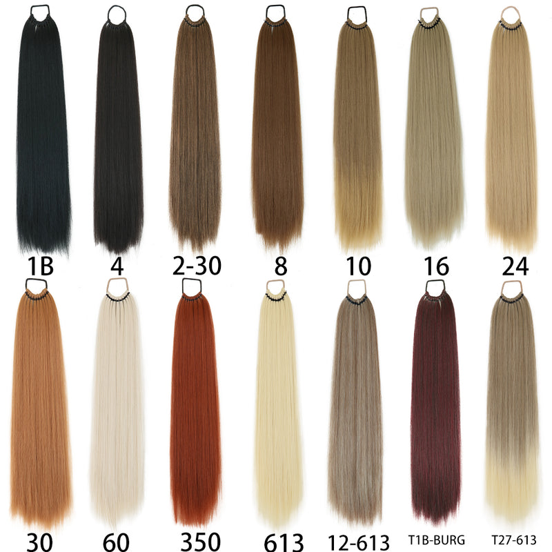 synthetic wrap around ponytail extensions, view 21 - MRSLM