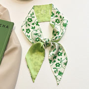 floral skinny scarf, view 12 - MRSLM