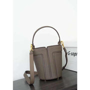leather bucket shoulder bag, view 5 - MRSLM