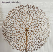 metal sea tree coral decoration, view 2 - MRSLM