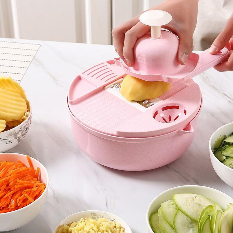 manual multi-function vegetable cutter, view 6 - MRSLM
