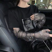 diamond hollow nylon arm sleeves, view 5 - MRSLM
