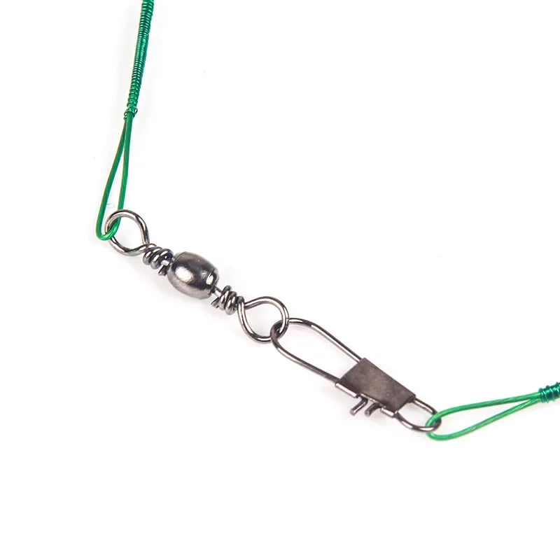 anti-bite fishing leader steel wire with swivel, view 9 - MRSLM