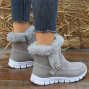 women's plush snow ankle boots, view 8 - MRSLM