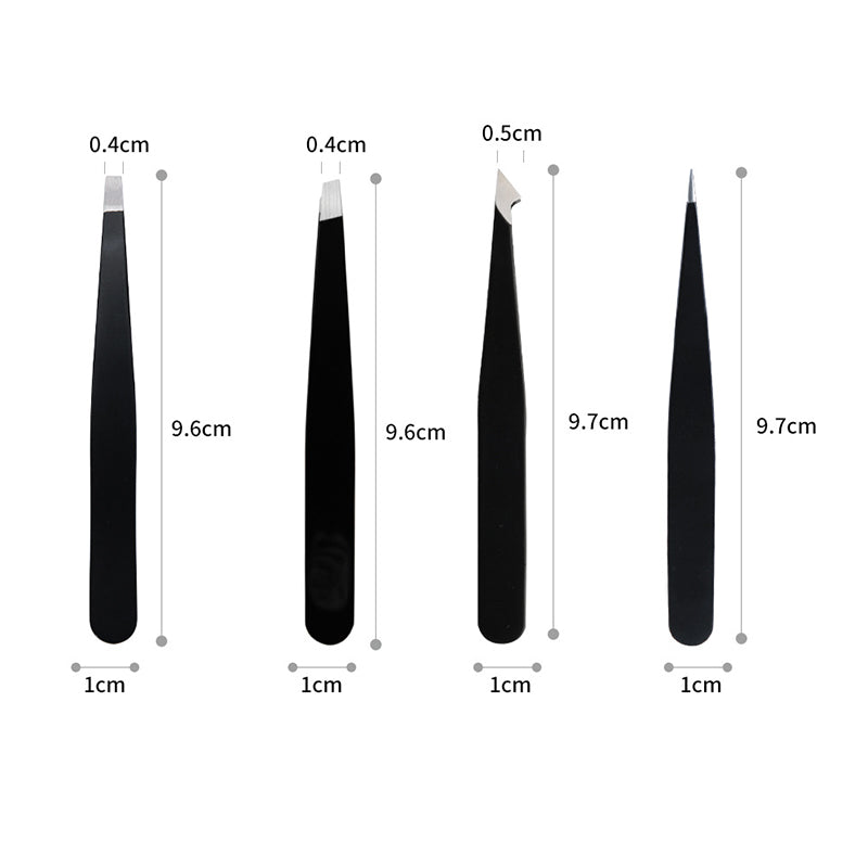 professional eyebrow tweezers set, view 7 - MRSLM
