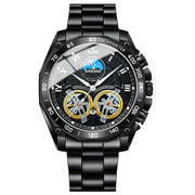 Men's hollow mechanical watch, multi-function, view 5 - MRSLM