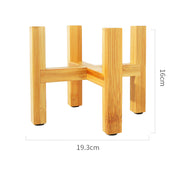 adjustable bamboo plant stand, view 4 - MRSLM