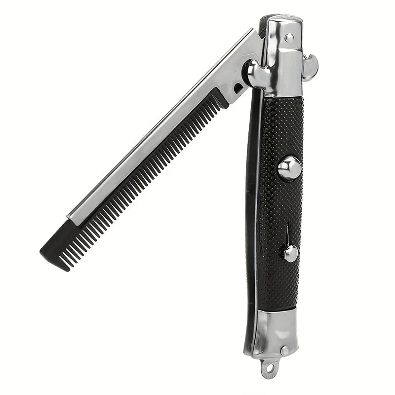 butterfly knife style folding comb - MRSLM