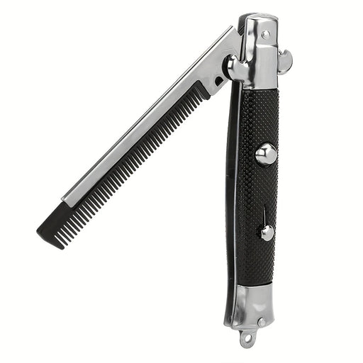 butterfly knife style folding comb - MRSLM