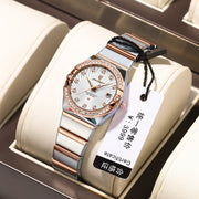 Women's ultra-thin quartz watch with steel strap - MRSLM