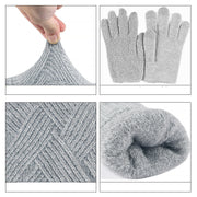 wool touch screen gloves, view 8 - MRSLM