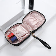 embroidered cosmetic and organizer bag, view 9 - MRSLM