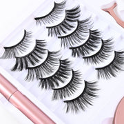Double tube magnetic eyelash set, view 3 - MRSLM