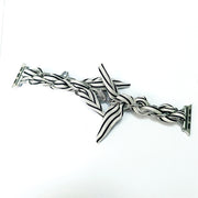 women's watch strap scarf and metal chain, view 11 - MRSLM
