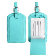 PU leather luggage tag, view 2 - MRSLM