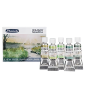 5-color tubular watercolor paint set, view 7 - MRSLM