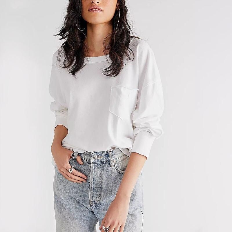 oversized cotton sweatshirt, view 4 - MRSLM