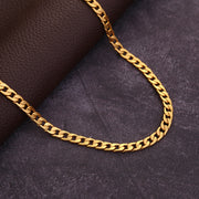 Men's gold plated chain necklace - MRSLM