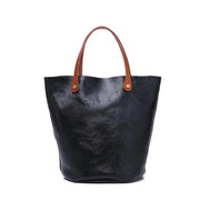 Retro vegetable tanned leather handbag, view 2 - MRSLM